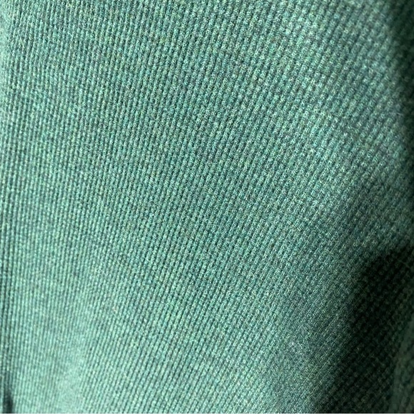 Disney Green Waffle Long Sleeve Thermal Shirt W Embroidered Mickey S - Picture 6 of 13